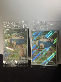 x2 Sealed Pokemon 151 SVP 051 Snorlax Black Star Promo - Image 1
