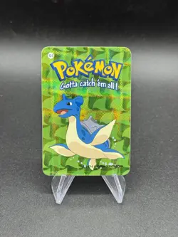 Lapras Holo Pokemon Vintage 2000 Vending Prism Sticker Nintendo Rare - Image 1