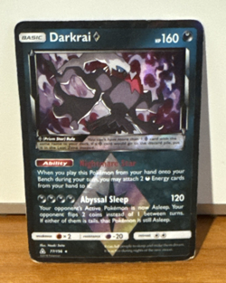 Pokemon Darkrai Prism Star Prism Rare Holo SM-Ultra Prism 77/156 2018 160 HP - Image 1
