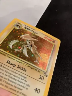 Kabutops 9/62 Holo Rare - Pokemon Fossil - Vintage WOTC HP - Image 2