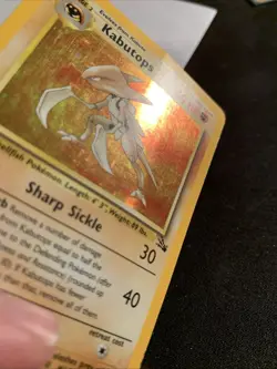 Kabutops 9/62 Holo Rare - Pokemon Fossil - Vintage WOTC HP - Image 4