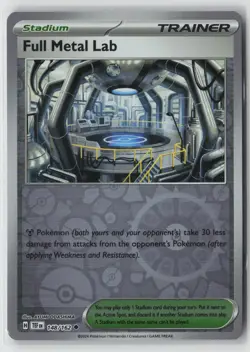 Full Metal Lab 148/162 Uncommon Temporal Forces Pokemon Reverse Holo Near Mint - Image 1