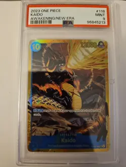 Awakening Of The New Era - One Piece TCG English - Kaido OP05-118 SEC PSA 9 - Image 1