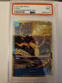 Awakening Of The New Era - One Piece TCG English - Kaido OP05-118 SEC PSA 9 - Image 4