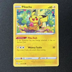 Pokemon Card Pikachu Lost Origin Common 052/196 Near Mint - Image 1