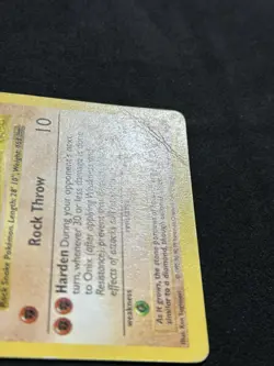 Onix 56/102 Shadowless Base Set Pokemon Card - Image 2