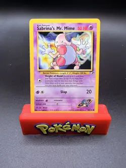Pokemon Card Gym Heroes Sabrina's Mr. Mime 94/132 Near Mint - Image 1