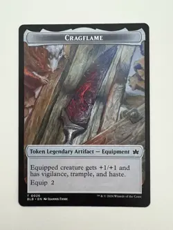 Cragflame Token 26 MTG Magic the Gathering Card NM Near Mint BLB - Image 1