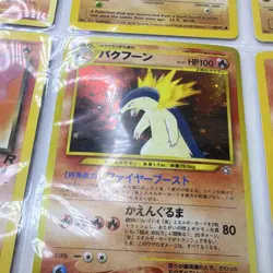 Vintage Pokemon TCG Cards Rares, holos, First Editions, Nons 9 Card Page - Image 2