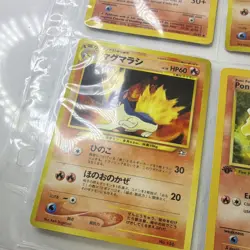 Vintage Pokemon TCG Cards Rares, holos, First Editions, Nons 9 Card Page - Image 4