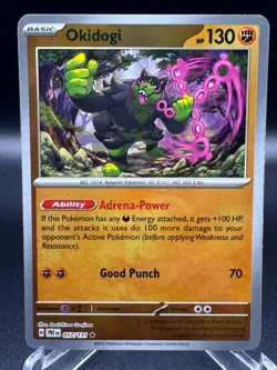 Okidogi (Master Ball Pattern) 057/131 Sv: Prismatic Evolutions Holo pokemon card - Image 1