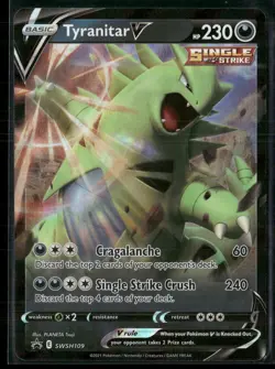 Tyranitar V Holo Promo SWSH: Sword & Shield Promo Cards SWSH109 NM - Image 1