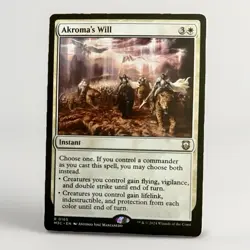 Akroma’s Will MH3 Commander MTG NM Instant Modern Horizons 3 - Image 1