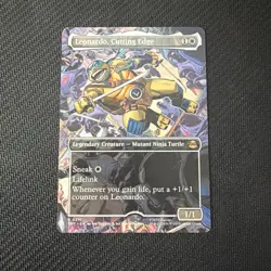 Leonardo, Cutting Edge (Borderless) Teenage Mutant Ninja Turtles Foil - Image 1