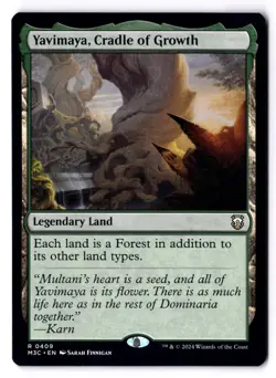 Yavimaya, Cradle Of Growth NM* Modern Horizons 3 0409 ENGLISH mtg -UnltdCards - Image 1