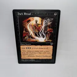 Dark Ritual Common Mirage Magic: The Gathering Lightly Played - Image 1