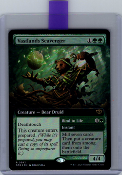 Vastlands Scavenger (Extended Art) R - Foil MTG SOS-342 NM - Image 1
