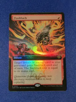 Flashback (Extended Art) (R) Foil #333 Secrets of Strixhaven MTG NM - Image 1