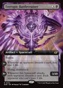 Entropic Battlecruiser - Extended Art EOE NM MTG - Image 1