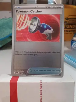 POKEMON CATCHER 082/088 POKEMON PERFECT ORDER ME03 REVERSE HOLO - Image 1