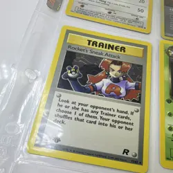 Vintage Pokemon Card Lot 1st edition and more page of 9 cards - Image 3