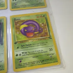 Vintage Pokemon Card Lot 1st edition and more page of 9 cards - Image 5