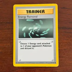 Shadowless Energy Removal 92/102 Common Base Set Pokemon Card - Image 1