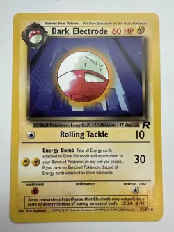 Pokemon Dark Electrode (34/84) Team Rocket NM - Image 1