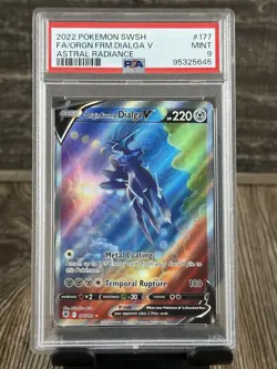 Pokemon Dialga V Astral Radiance 177/189 Trading Card PSA 9 - Image 1