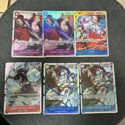 One Piece Card Game SR 6 Card Set Diverse Characters Excellent - Image 1
