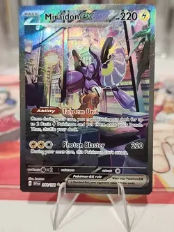 Miraidon ex 244 Special Illustration Rare FA Scarlet & Violet Base Set Holo - Image 2