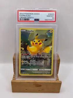 Pokemon Pikachu Crown Zenith Galarian Gallery Full Art #GG30 PSA 10 Gem Mint - Image 1