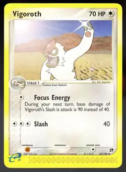 Vigoroth 52/100 Pokemon EX Sandstorm LP - Image 1