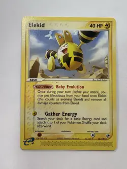 Pokemon Elekid Basic 36/100 EX Sandstorm Uncommon Regular - Image 1