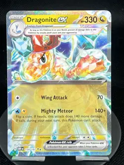 Pokemon TCG Dragonite EX 159/197 Obsidian Flames Double Rare NM - Image 1