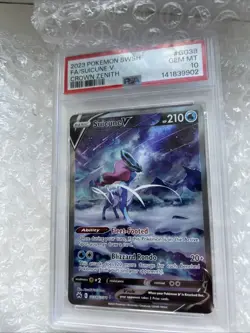 Pokemon TCG Suicune v GG38/GG70 Crown Zenith: Galarian Gallery PSA 10 - Image 1