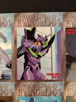 Evangelion Trading Card Bandai Set 6 Rare Good - Image 3