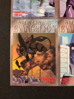 Evangelion Trading Card Bandai Set 6 Rare Good - Image 5