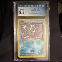 Pokemon Dark Gyarados 8/82 Team Rocket Promo Prerelease CGC 8.5 English - Image 1