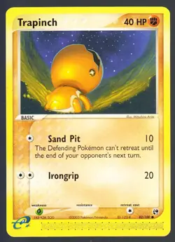Trapinch 82/100 Pokemon EX Sandstorm LP - Image 1