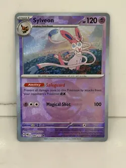 Sylveon - 040/131 Prismatic Evolutions MASTER BALL Holo Pokemon - NM - Image 1