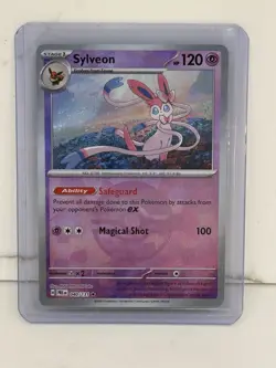 Sylveon - 040/131 Prismatic Evolutions MASTER BALL Holo Pokemon - NM - Image 3