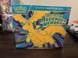 Pokemon TCG Mega Evolution: Ascended Heroes ETB - Factory Sealed Tear a - Image 1