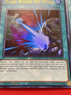 3x Dark Ruler No More | RA01-EN060 | NM | Ultra Rare | 1st Edition | YuGiOh! - Image 2