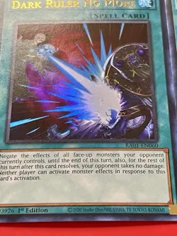3x Dark Ruler No More | RA01-EN060 | NM | Ultra Rare | 1st Edition | YuGiOh! - Image 4