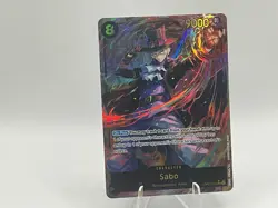 One Piece Sabo Alt Art OP07-118 SEC 500 Years in the Future - Secret Rare NM - Image 1