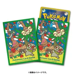 Pokemon Center Original Card Game Sleeve Alola Exeggutor & Companions 64 sleeves - Image 1