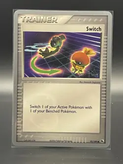 Pokemon TCG Switch Trainer Card 92/109 2004 World Championship(Chris Fulop) Mint - Image 1