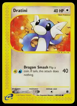 Pokemon Card - Dratini Expedition Base Set 107/165 Common - Image 1