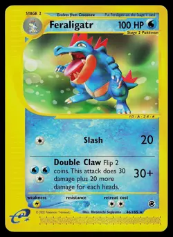 Pokemon Card - Feraligatr Expedition Base Set 46/165 Rare - Image 1